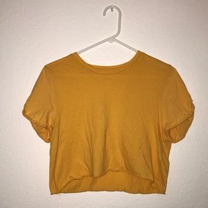 Pacsun yellow crop top